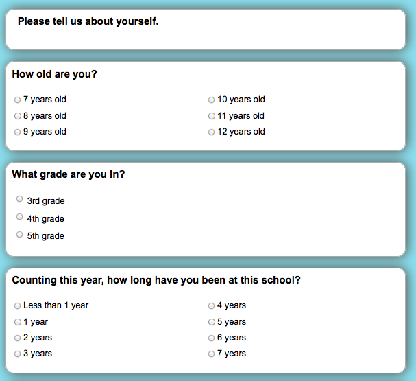 Student Questionnaires Uchicago Stem Education Student Questionnaires Uchicago Stem Education